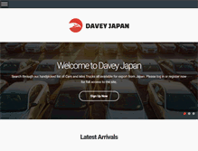 Tablet Screenshot of daveyjapan.com